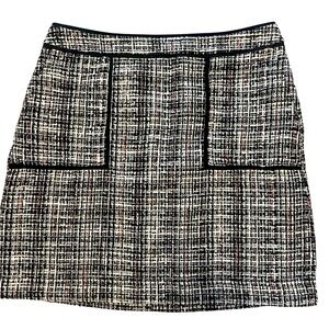 Loft Outlet Two pocket Plaid Skirt